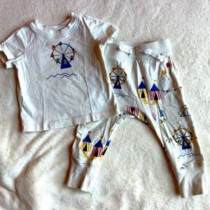 Hanna Andersson circus-themed outfit